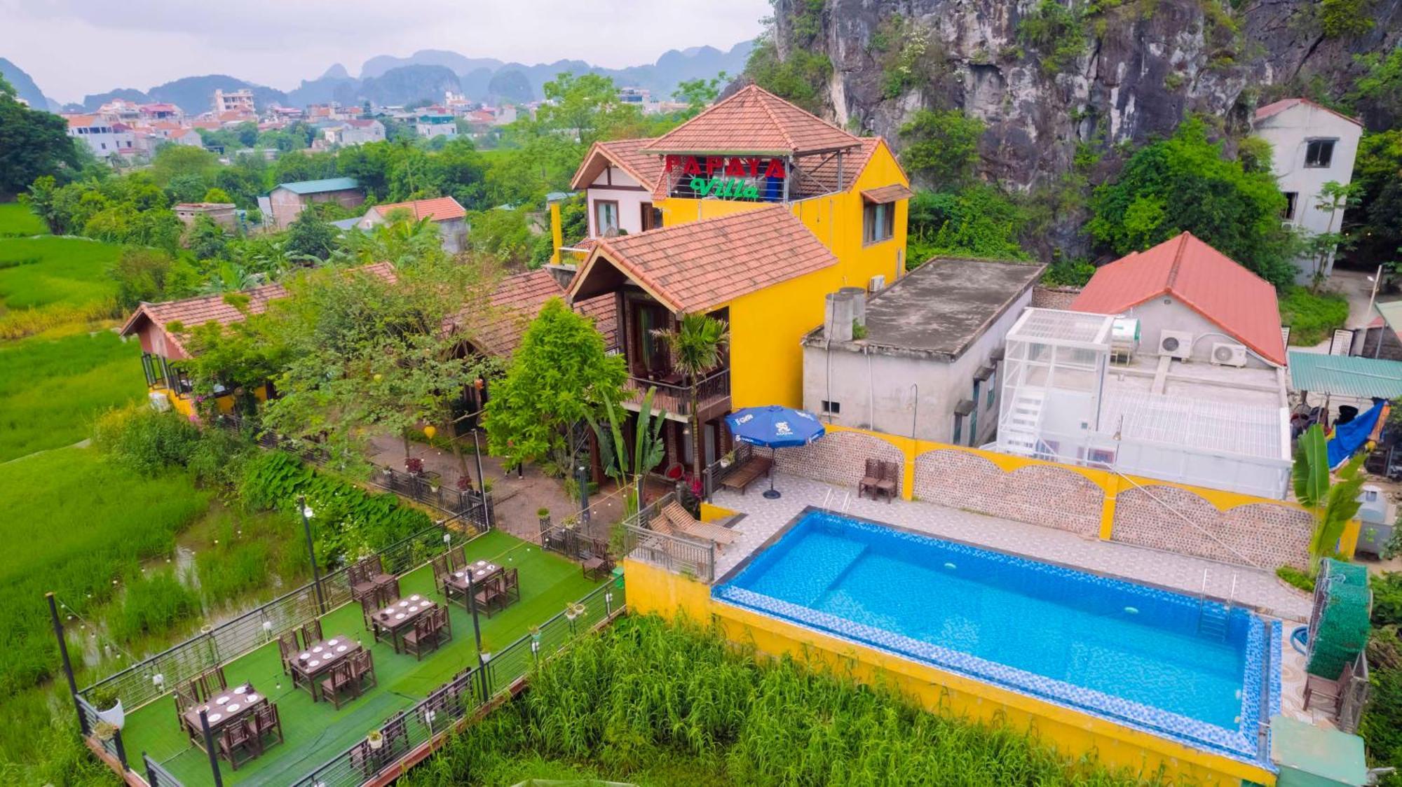 Papaya Bungalow & Rice Fields Apartment Ninh Binh Bagian luar foto